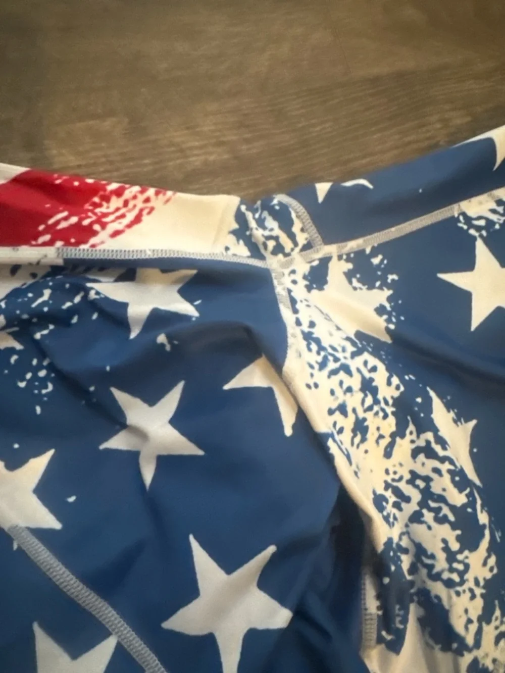 Constantly Varied Gear American Flag Print Leggings in Red, White & Blue - Picture 4 of 6